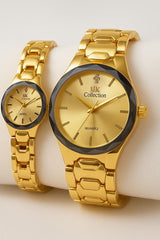 Stylish 2-Piece Quartz Couple Watches